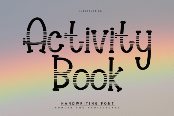 Activity Book: A Handwritten Font for Web Design