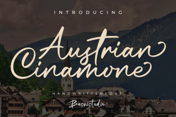 Austrian Cinamone: A Warm Handwritten Typeface