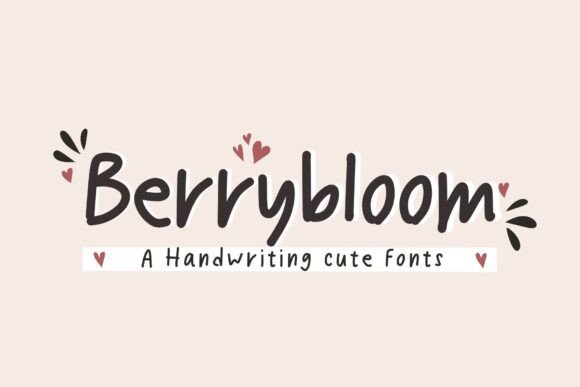 Berrybloom Font: Sweet Script for Crafters