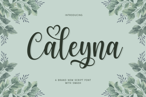 Caleyna: A Graceful Script Font for Elegant Branding