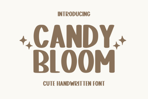 Candy Bloom: A Sweet Handwritten Font for Makers