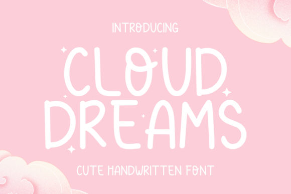 Cloud Dreams: A Playful Handwritten Font for Web Design