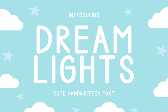 Dream Lights Font for Handmade Makers