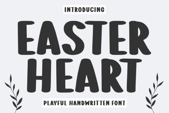 Easter Heart: A Playful Script Font for Editorial Design