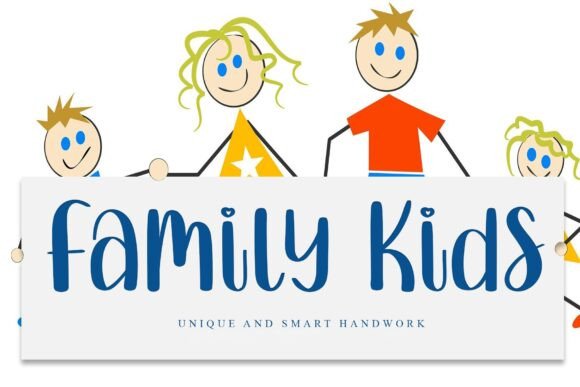 Family Kids: A Warm Script Font for Editorial Design