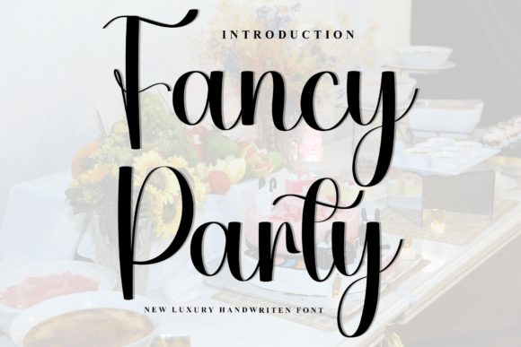 Fancy Party Font: A Playful Typeface for Web Design