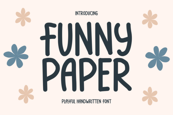 Funny Paper: A Playful Handwritten Font for Editorial Design