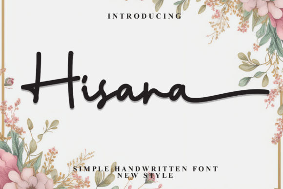 Hisana: A Script Font for Modern Web Design