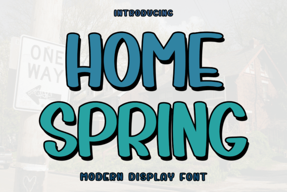 Home Spring: A Handwritten Font for Elegant Web Design