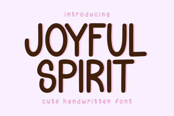 Joyful Spirit: A Handwritten Font for Brand Growth