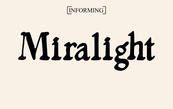 Miralight: A Versatile Typeface for Web and Print