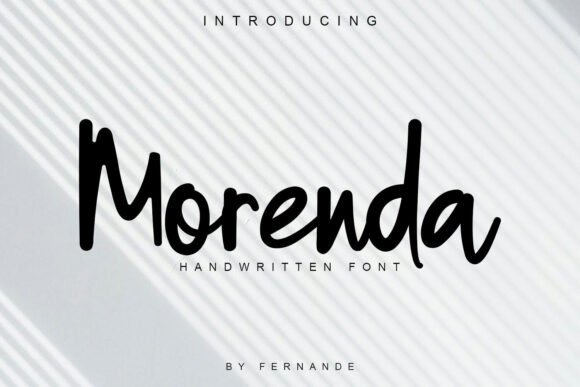 Morenda: A Hand-Scripted Font for Editorial Warmth