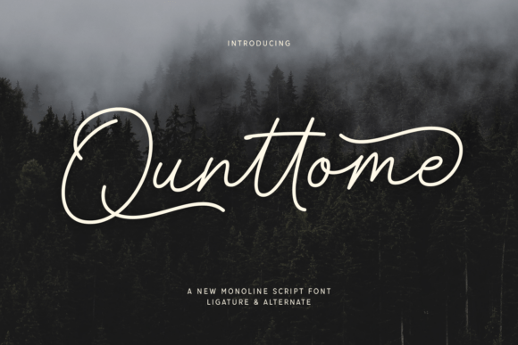 Qunttome: A Script Font That Elevates Brand Identity