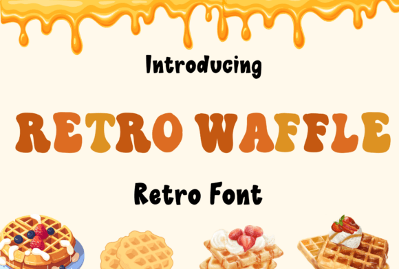 Retro Waffle Font: Sweeten Your Brand Identity