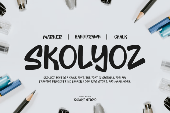 Skolyoz: A Hand-Drawn Font for Bold Branding