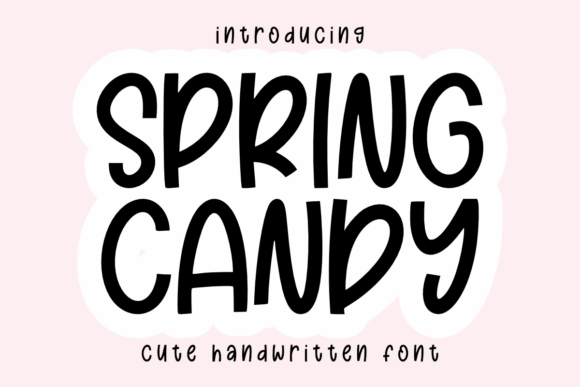 Spring Candy: A Playful Handwriting Font for Makers