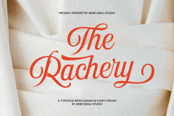 The Rachery: A Modern Script Font for Crafters